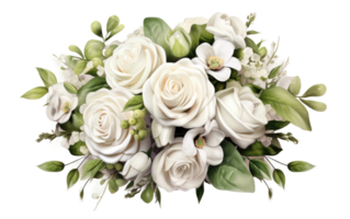 Braut- Hochzeit Blumen auf transparent Hintergrund png