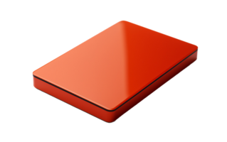 AI generated Sleek External Drive On Transparent Background png