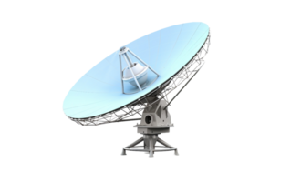 AI generated Satellite Dish On Transparent Background png
