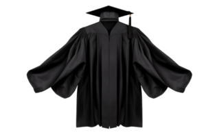 Graduation gown On Transparent Background. png