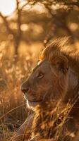 ai generado África paisaje detalles foto