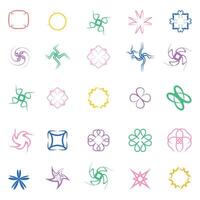 Y2k shape Vector Illustration Clip Art Element Big Set, Y2k shape Star Graphic  Geometry Sticker Shiny Retro Illustration. Y2k Shape Silhouette Icon Set.
