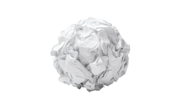 Crumpled Paper On Transparent Background png