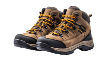 Sports Hiking Boots On Transparent Background png
