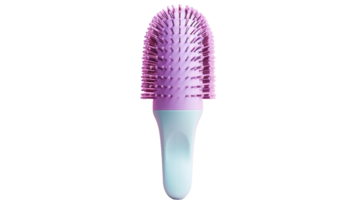 plástico escova de cabelo em transparente fundo png