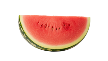 Juicy Watermelon Slice On Transparent Background png