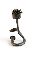 Metal rose souvenir made from an ordinary nail. photo