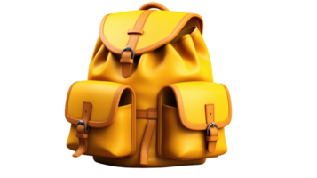 Fashionable Backpack On Transparent Background png