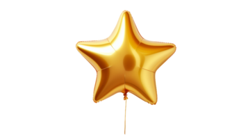 Star Balloon On Transparent Background png