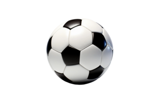 ai generiert Fußball auf transparent Hintergrund, png Format