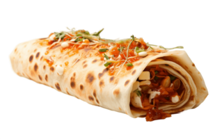 AI generated Dosa on Transparent Background Generative AI png