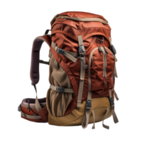 AI generated Backpack Artwork, on transparent background. png