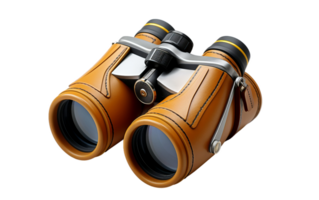 AI generated Binoculars on White Transparent Background, PNG format