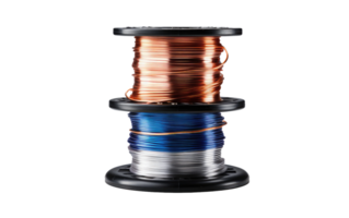 AI generated Spool of Wire on Transparent background png