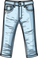 ai généré jeans clipart conception illustration png