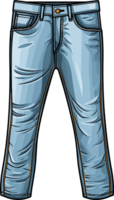 ai généré jeans clipart conception illustration png