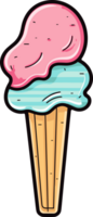 ai généré la glace crème clipart conception illustration png