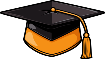 ai generado graduación gorra clipart diseño ilustración png