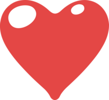 AI generated Heart clipart design illustration png