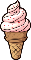 ai généré la glace crème clipart conception illustration png