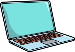 AI generated Laptop clipart design illustration png