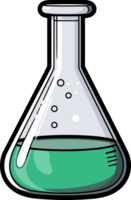 ai gegenereerd laboratorium fles clip art ontwerp illustratie png