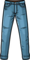 ai generato jeans clipart design illustrazione png