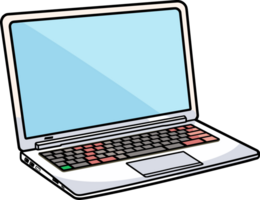 AI generated Laptop clipart design illustration png