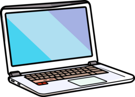 ai generato il computer portatile clipart design illustrazione png