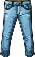 ai gerado jeans clipart Projeto ilustração png