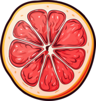 ai genererad grapefrukt ClipArt design illustration png