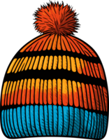 ai généré tricoté chapeau clipart conception illustration png