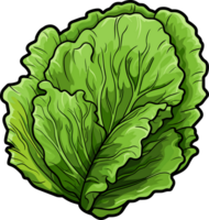 ai generiert Grüner Salat Clip Art Design Illustration png