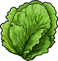 ai generado lechuga clipart diseño ilustración png