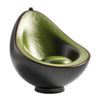 AI generated Avocado shaped chair png