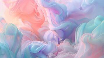 AI generated Pastel abstract background photo