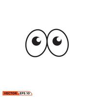 Eye icon design vector graphic of template, sign and symbol