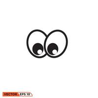 Eye icon design vector graphic of template, sign and symbol