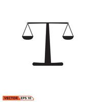 judicial icono diseño vector gráfico de plantilla, firmar y símbolo