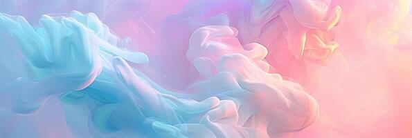 AI generated Pastel abstract background photo