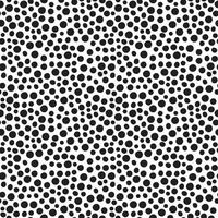 Seamless pattern of organically formed circles that resembles an animal print. Subtle monochrome geometric ornament for printing on different surfaces. vector