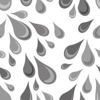 Splashes of gray shaded droplets arranged in vector seamless pattern. Subtle surface art for printing or use in graphic design projects.