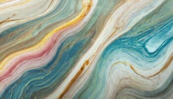 AI generated Marble ink colorful. wood marble pattern texture abstract background. can be used for background, Generated AI photo