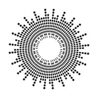 Abstract equalizer music sound wave circle vector icon symbol. logo design, round line icon, circle item, elements background, illustration