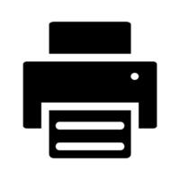 Printer fax icon vector business office automation for your web site design, logo, app, UI. Vector illustration