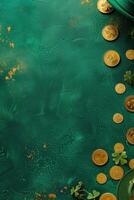 AI generated banner Saint Patricks day photo