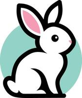 Cute bunny rabbit design vector