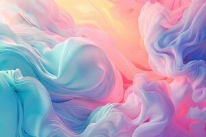 AI generated Pastel abstract background photo