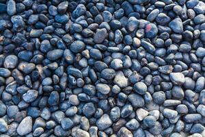 abstract sea stone texture. sea pebbles photo