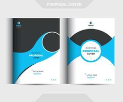 Business Proposal Cover Design Template Concept vector